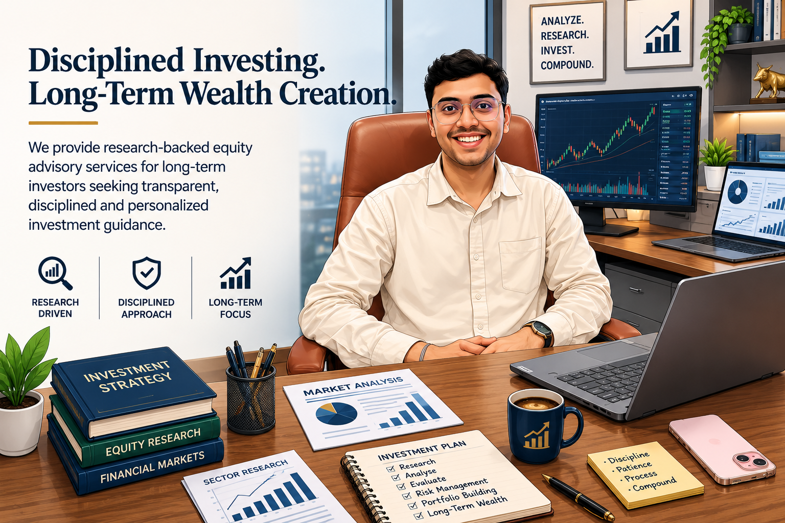 Investment research desk